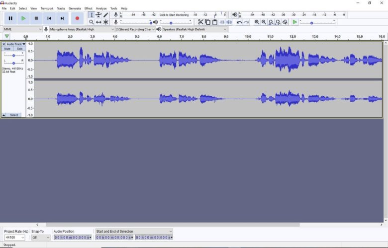 double your audio track for depth