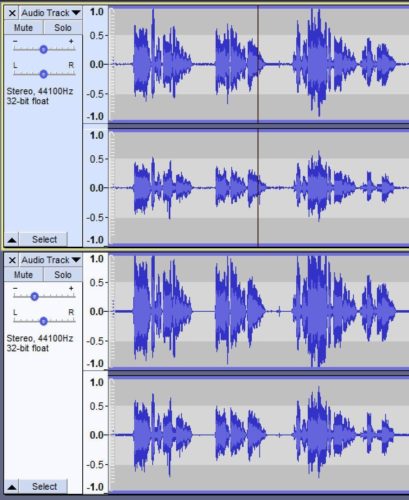 plak de nieuw toegevoegde track