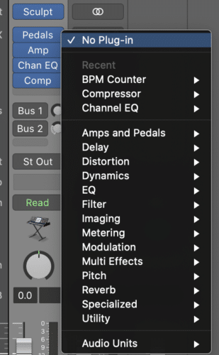 Types of Plug-ins In Logic Pro X