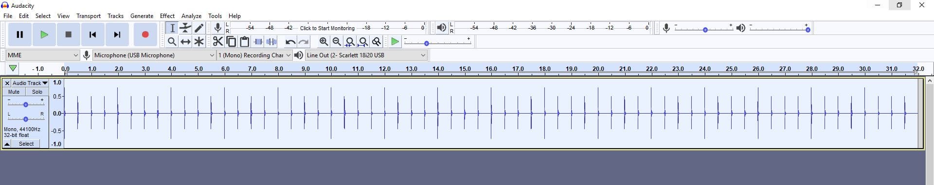 metronome in audacity