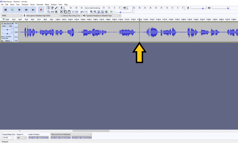 splitting audio