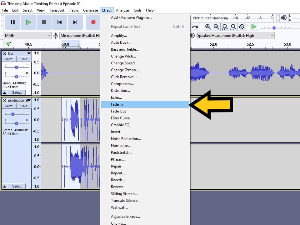 audacity radio app