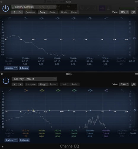 using complimentary EQ