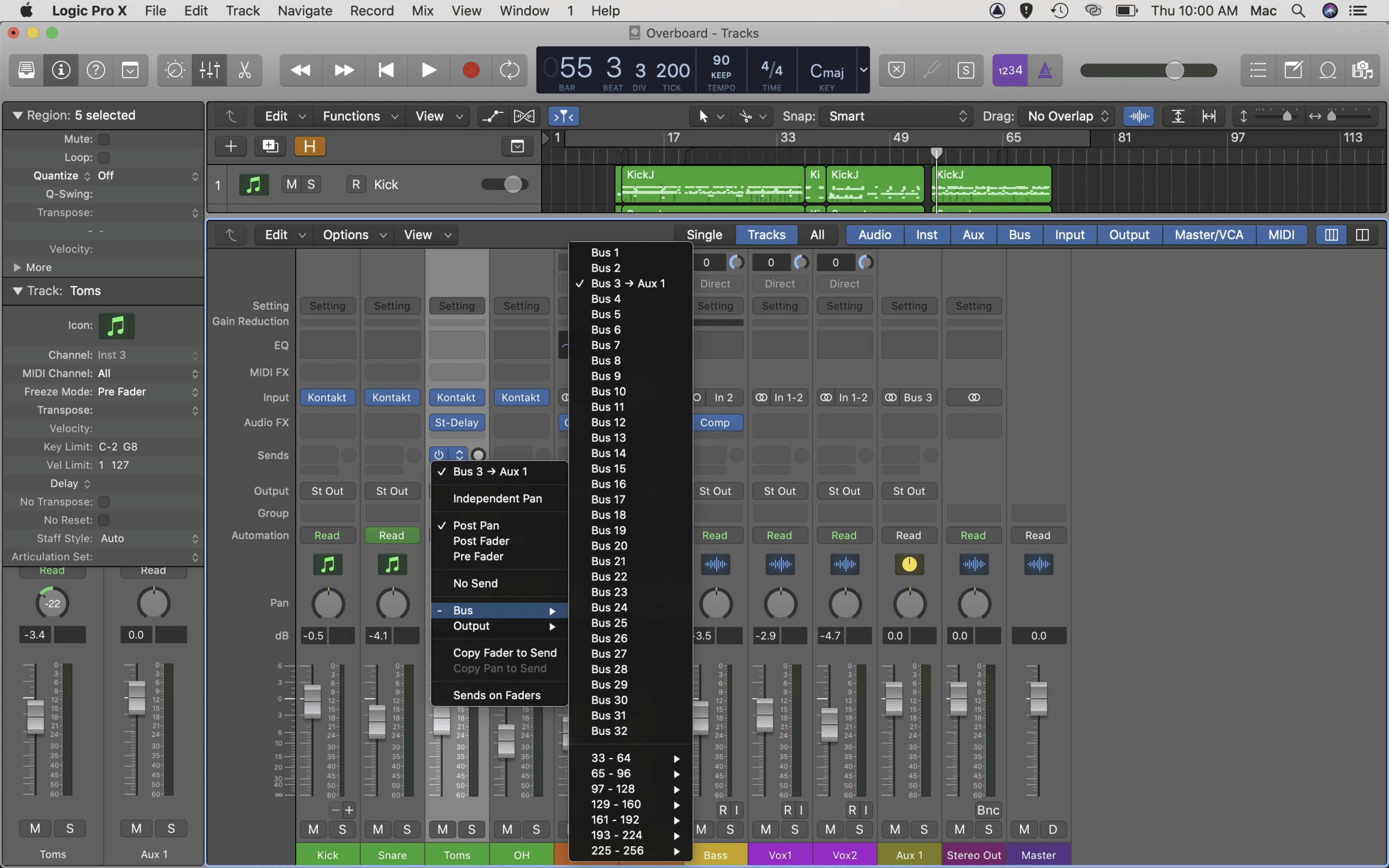tracks being moved in logic x pro with out me doing it