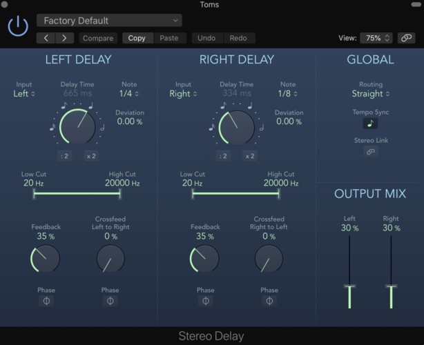 Stereo Delay