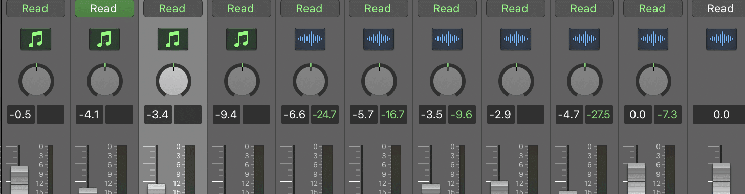 using pan to set the stereo field