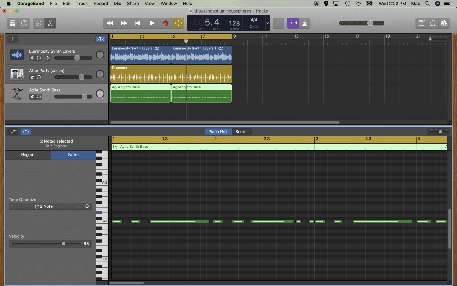 using garageband samples in a song