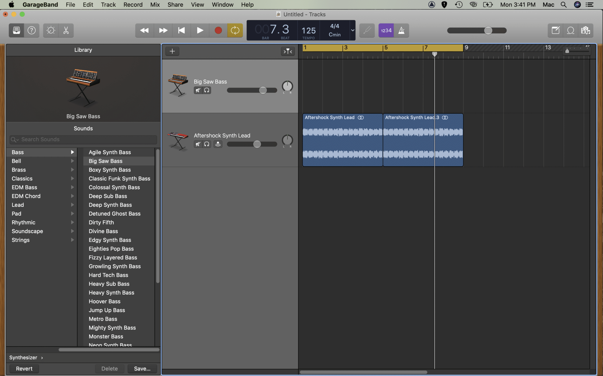 mac delete garageband instruments and lessions