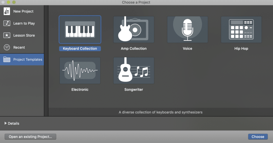 setting up your session