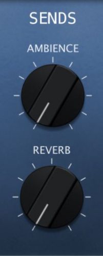two reverb sends