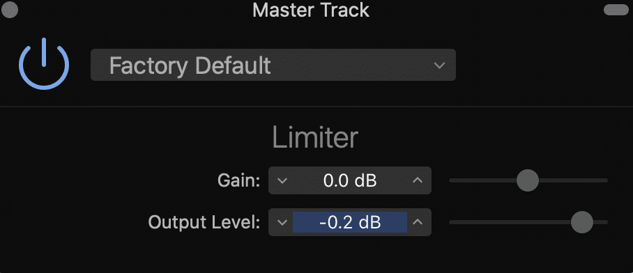 master track limiter