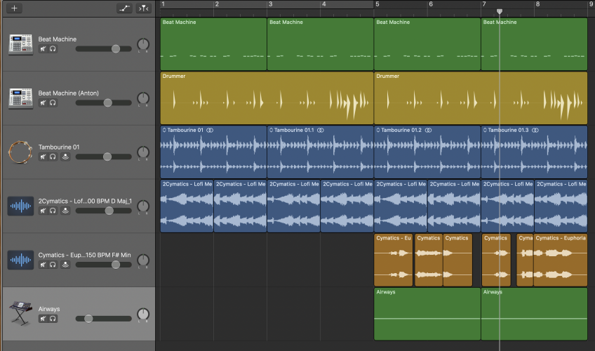 Garageband instruments