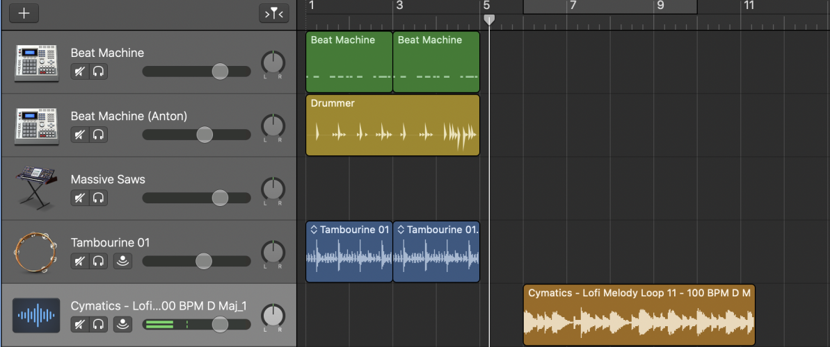 garageband how to make beats