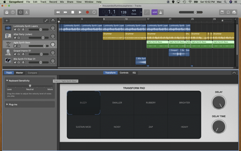 west coast sound plugins for garageband