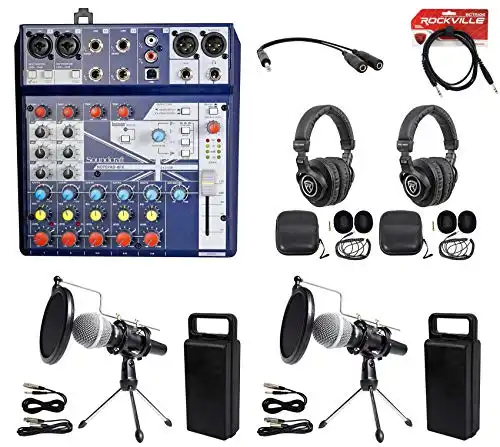 2 Person Podcasting Podcast Kit