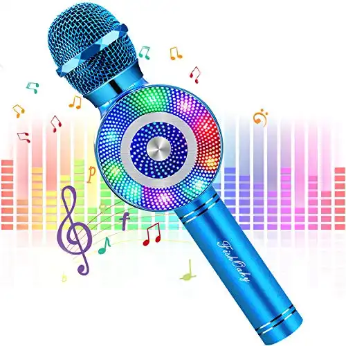 FishOaky Wireless Karaoke Microphone